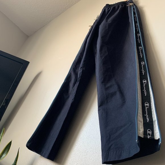 Champion Vintage 90's Track Pants Zipped Logo - Picture 1 of 10